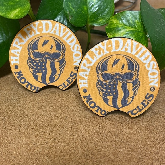 Motorcycle design Custom car coasters New set/2 - Picture 2 of 7